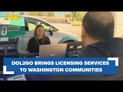 DOL2Go pilot program brings licensing services to remote Washington communities