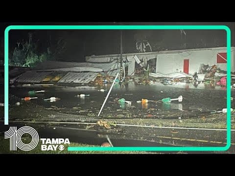 Sky 10 overlooks tornado damage in Crystal River