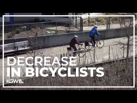 Big drop in people riding bikes in Portland, according to new numbers