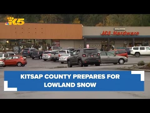 Kitsap County prepares for lowland snow