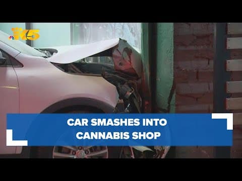 BREAKING: Car smashes into Seattle cannabis shop