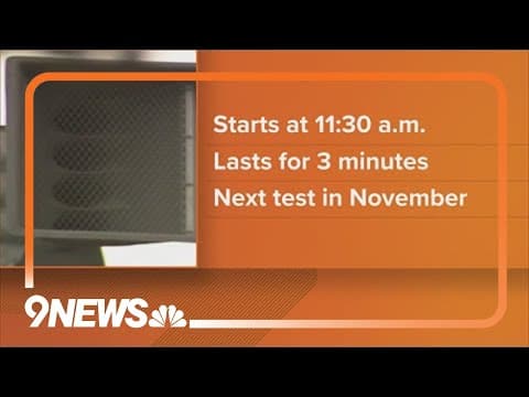 Aurora to test emergency warning sirens on Tuesday