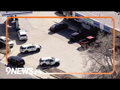 2 shot at strip mall across from Denver fire station