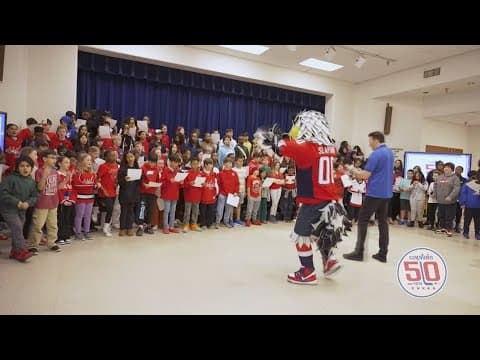 Montgomery County elementary school students create Capitals music video for Stanley Cup playoffs, 5