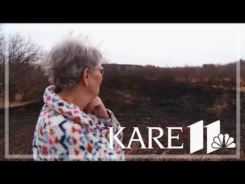 Fire burns nearly 40 acres in Shoreview Saturday night