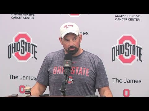 Ohio State press conference | Ryan Day, Brian Hartline, Matt Patricia discuss plans for the bye week
