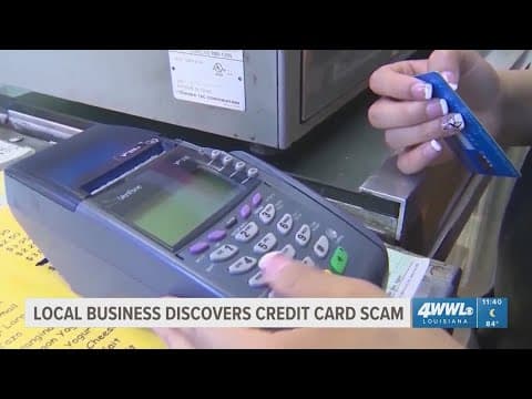 Local business discovers credit card scam