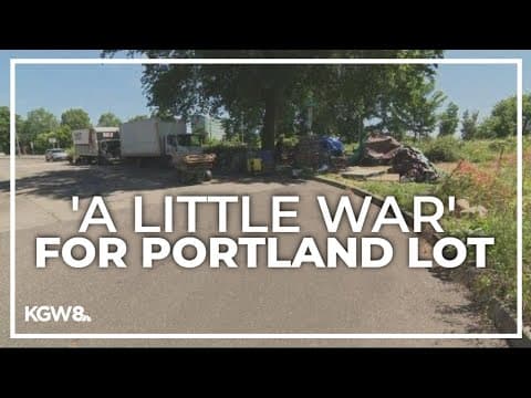 Portland homeless encampment prevents affordable housing construction