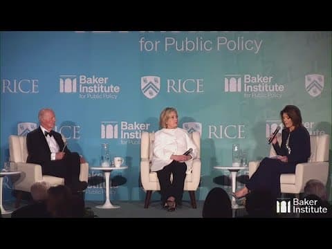 Former U.S. Secretaries of State join Norah O'Donnell for 30th anniversary of the Baker Institute at