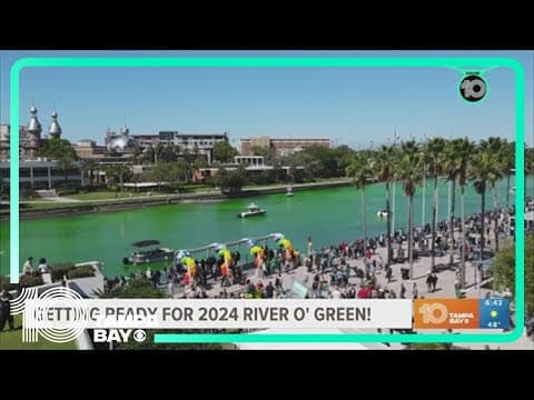 Preparations for River O' Green in Tampa underway