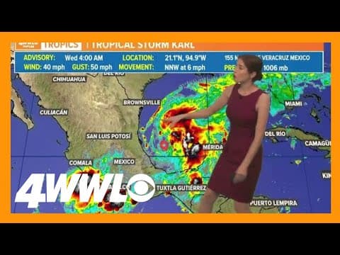 Wednesday morning tropical update: Karl in the southern Gulf