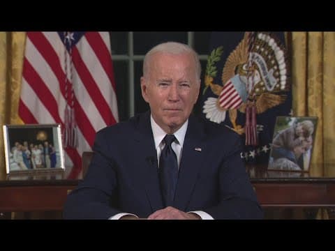 President Biden declares support for Israel and Ukraine is 'vital' for U.S. security