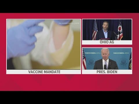 White House responds to Ohio AG's lawsuit to challenge federal vaccine mandate