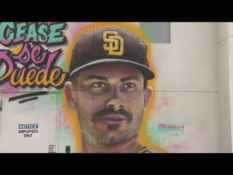 New mural for Padres pitcher Dylan Cease pops up in Chula Vista