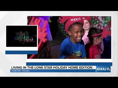 Live: Living in the Lone Star Holiday Home Edition: Porter Christmas light display