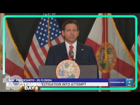DeSantis signs executive order for state investigation into attempted assassination of Trump