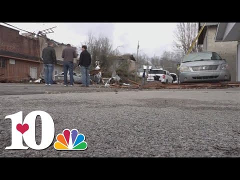 Cleanup underway after tornado touchdown in Sunbright