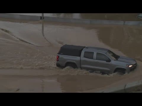 Flash flooding in Chattanooga, Tennessee after city got 6 inches of rain in one day