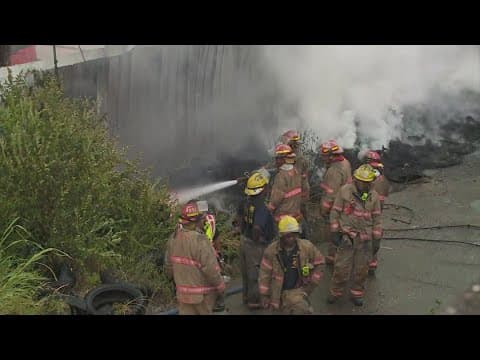 Fire in Gentilly appears to be from tires