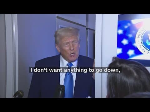 FTSE Index drops 500 points amid market turmoil; Trump says tariffs are "medicine"