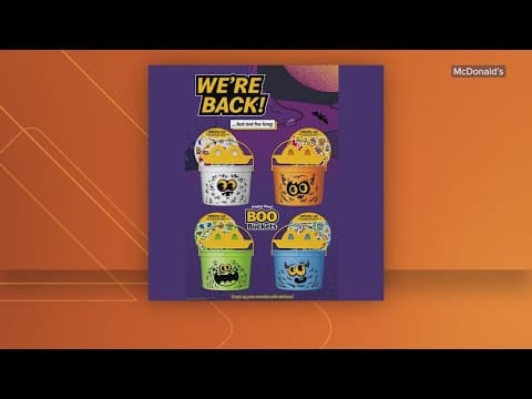McDonald's iconic boo buckets are coming back