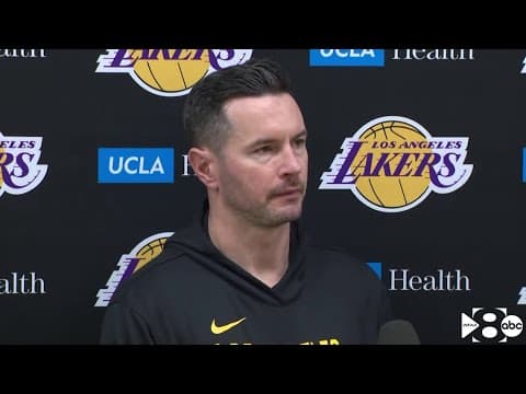 Mavericks vs. Lakers | Head Coach JJ Redick full practice press conference (2.24.25)
