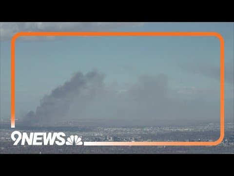 Visible smoke in Denver metro area due to prescribed burn