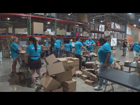 Second Harvest Food Bank preps 1,000 disaster packs for hurricane season