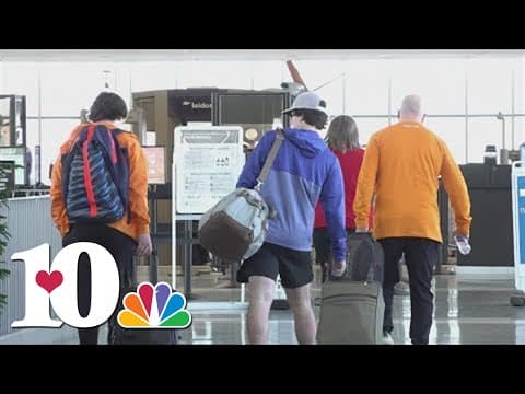 Busy travel day at McGhee Tyson airport