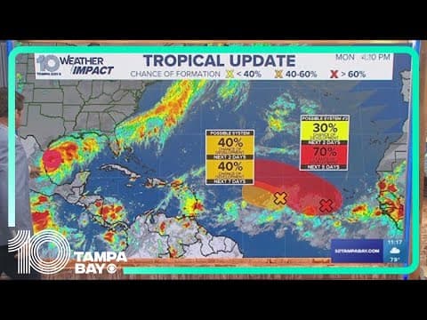 Tracking the Tropics: Tropical Storm Francine could be Category 2 Hurricane by Wednesday morning