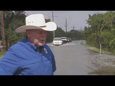 Coastal flooding continues in Louisiana due to Alberto