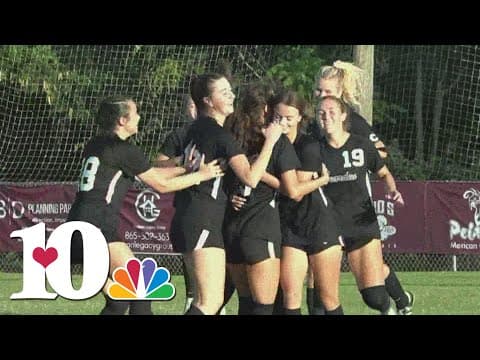Bearden Girls Soccer team celebrates being top in the nation