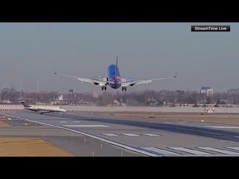 Southwest Airlines flight abruptly rises to avoid another plane crossing Chicago runway