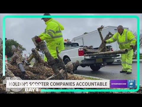 Tampa to install e-scooter docks to help prevent them from ending up in Hillsborough River