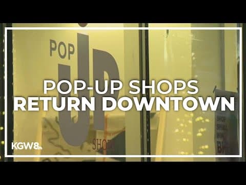 Pop-up shops return to downtown Portland this holiday season