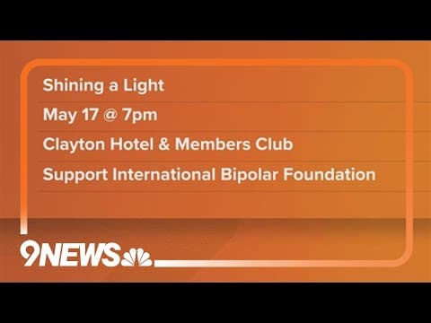 'Shining a Light' event in Denver helps support the International Bipolar Foundation