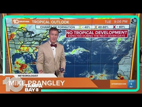 Tracking the Tropics: No tropical development in the Atlantic