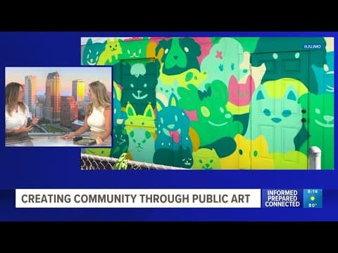 Local Tampa artist talks about her colorful murals that appear all around the area