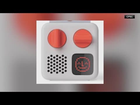 Speaker made for kids recalled due to fire risk