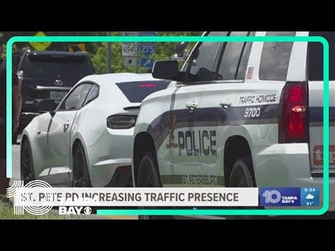 St. Pete Police Department increases traffic presence in crash-prone areas