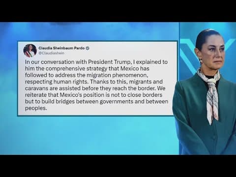 President-elect Trump faces pushback after conversation with Mexican president