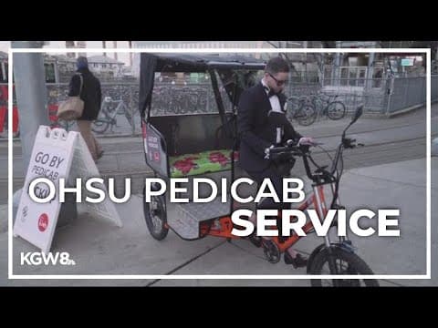OHSU offers new pedicab service in Portland's South Waterfront