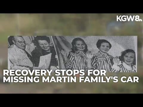Search halted for submerged car linked to Portland family missing since 1958