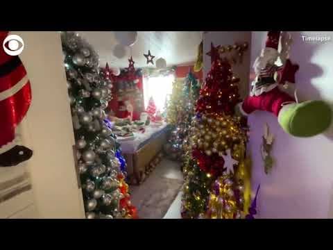 Family in Germany breaks own record for most Christmas trees in one home