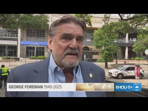 Former Oilers QB Dan Pastorini reflects on life of  George Foreman