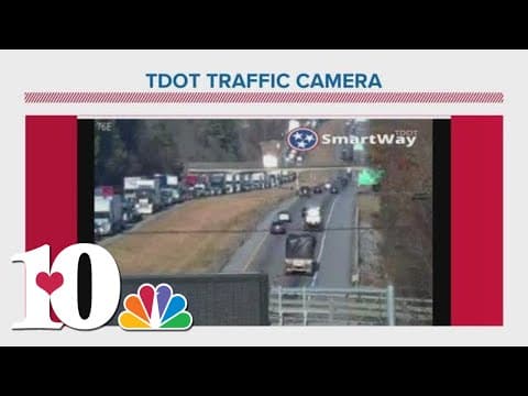 TDOT: Grass fire backs up traffic on I-40 West in Roane Co., blocking right lane near Buttermilk Roa