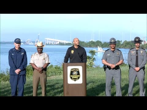 Gov. Wes Moore talks next steps after Key Bridge collapse
