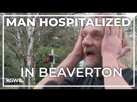 Man on fire in a Beaverton park taken to hospital