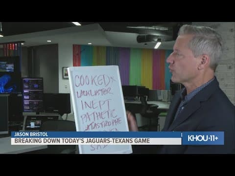 The Texans are now 0-3. KHOU 11's Jason Bristol breaks down the loss to Jacksonville