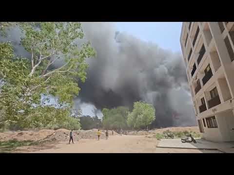 Crews searching India plane crash scene for victims, evidence